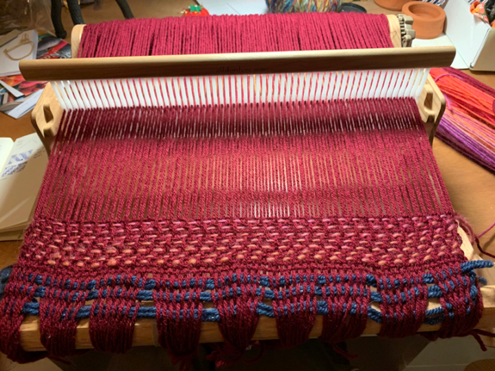 Peigne à Tisser En Hêtre - Double Tête Ergonomique Pour Travaux De Laine, Tricot Et Tapisserie - 20 Cm